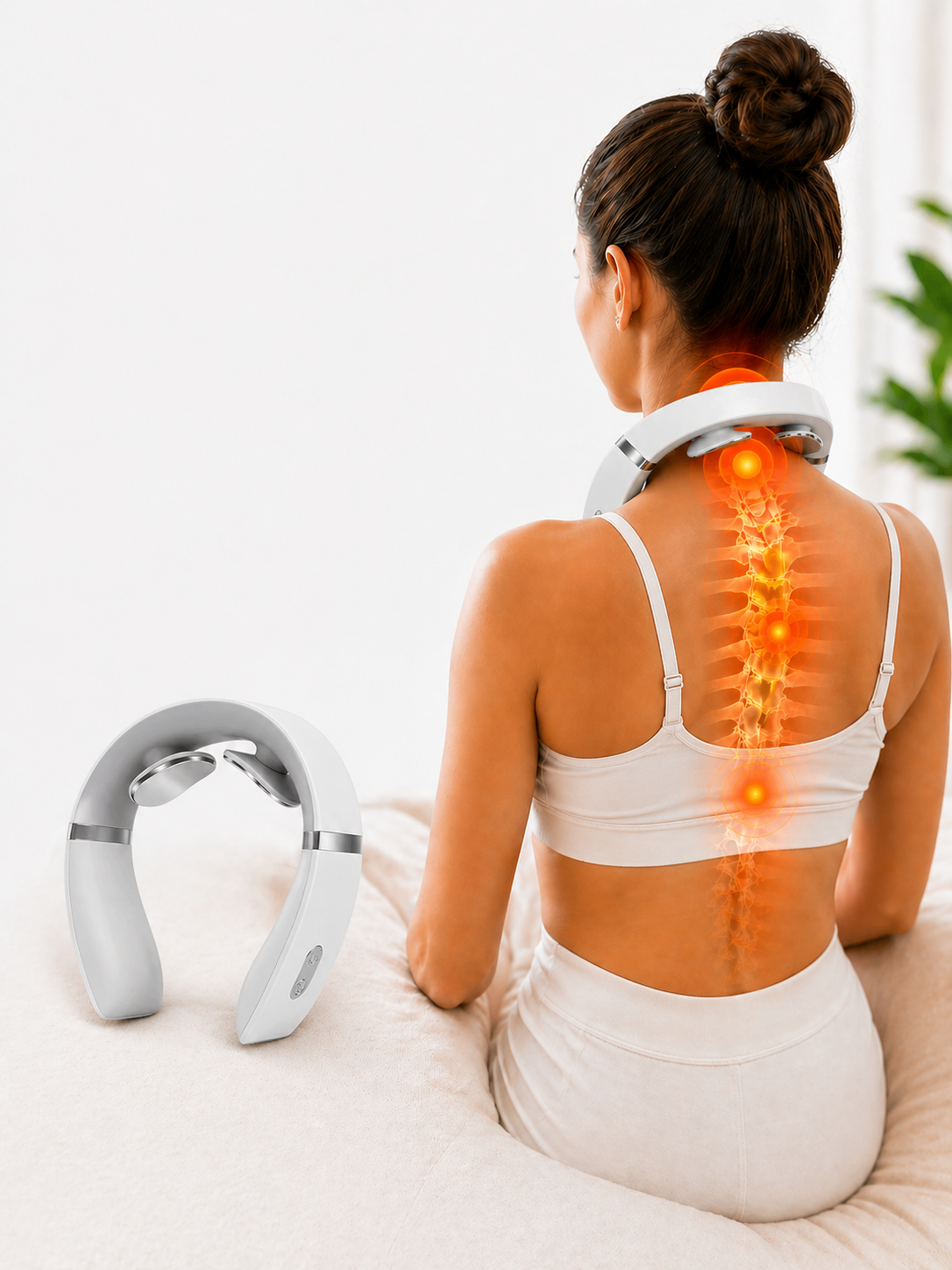 Massageador Cervical com Tecnologia EMS